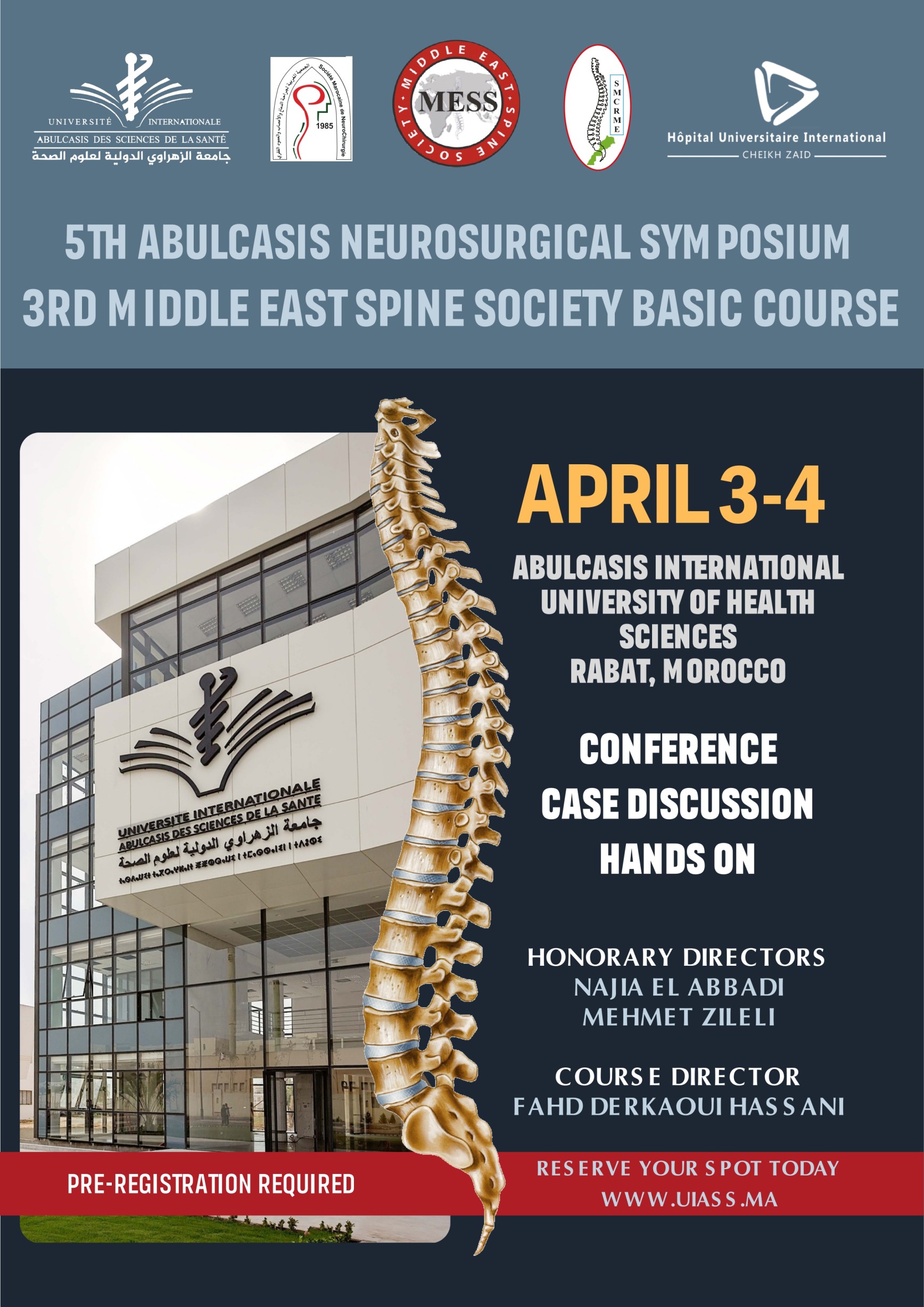 5th Abulcasis Neurosurgical Symposium (April 3-4)
